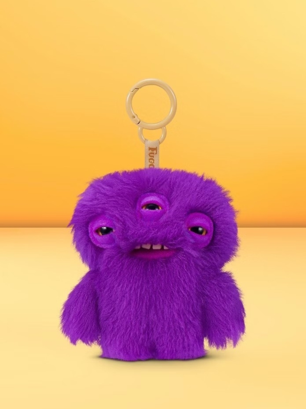 Zuru Fuggler Purple Three Keychain Series 6 - Annoyed Alien - Picture 3 of 6
